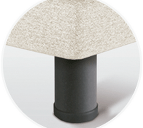 Potes Sonpura Metálica Cilíndrica Gris 15 cm