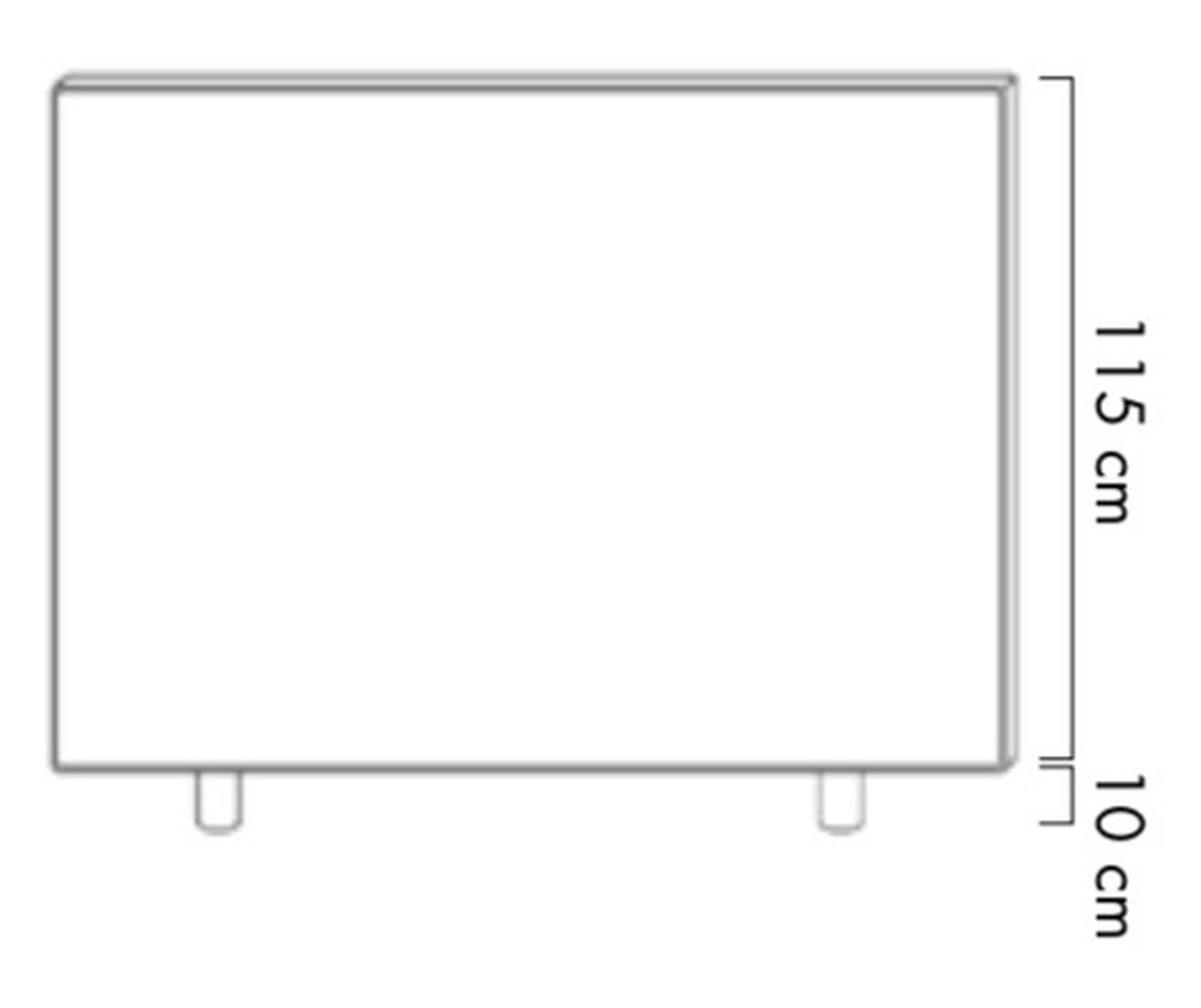 Exemple esquema de distribució per llit de 160 cm