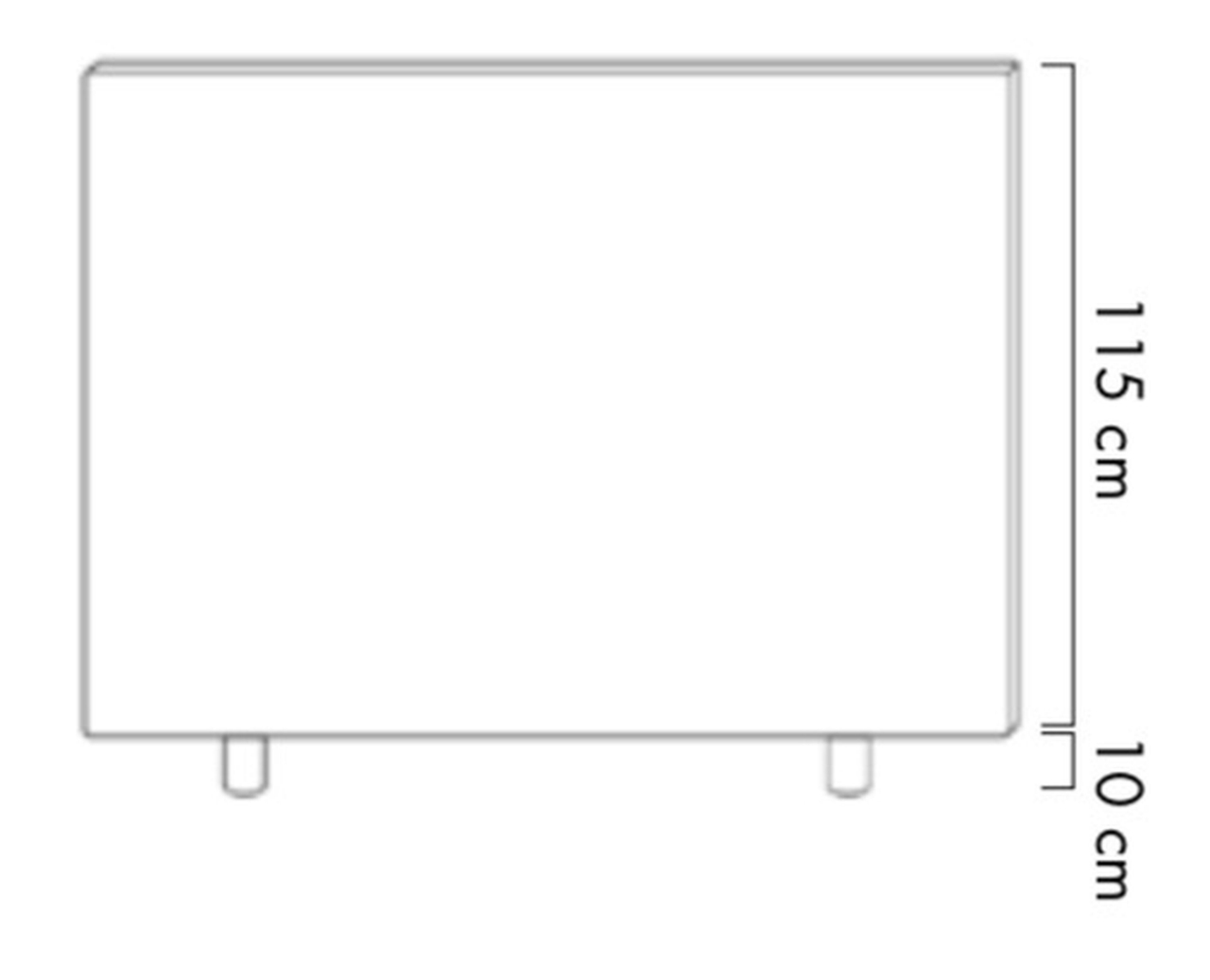Exemple esquema de distribució per llit de 160 cm