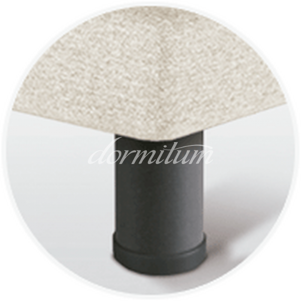 Potes Sonpura Metálica Cilíndrica Gris 15 cm